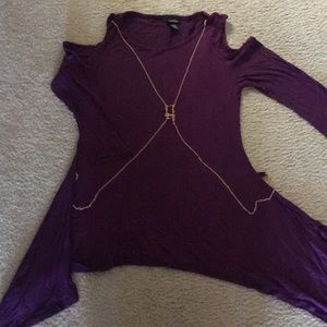 Rue21 peek a boo shoulder top